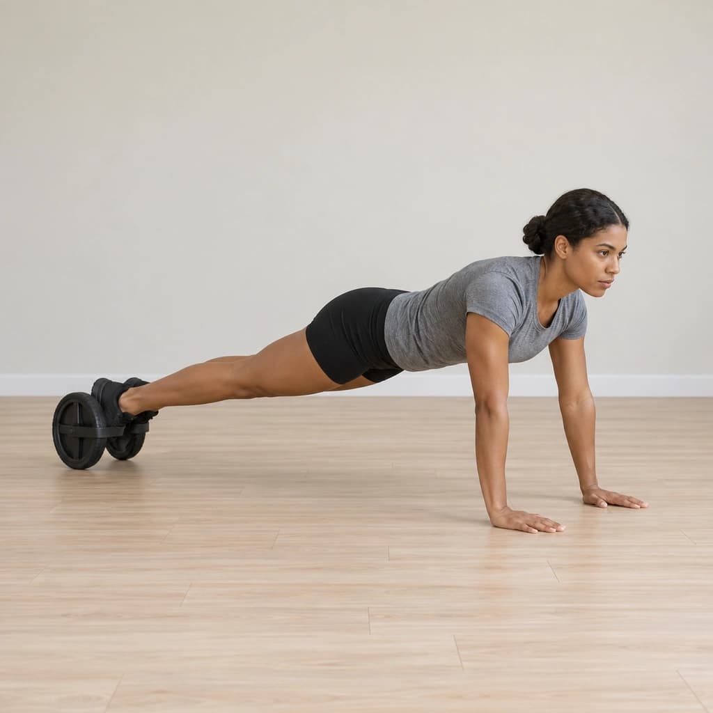 Ab Wheel Knee Tucks