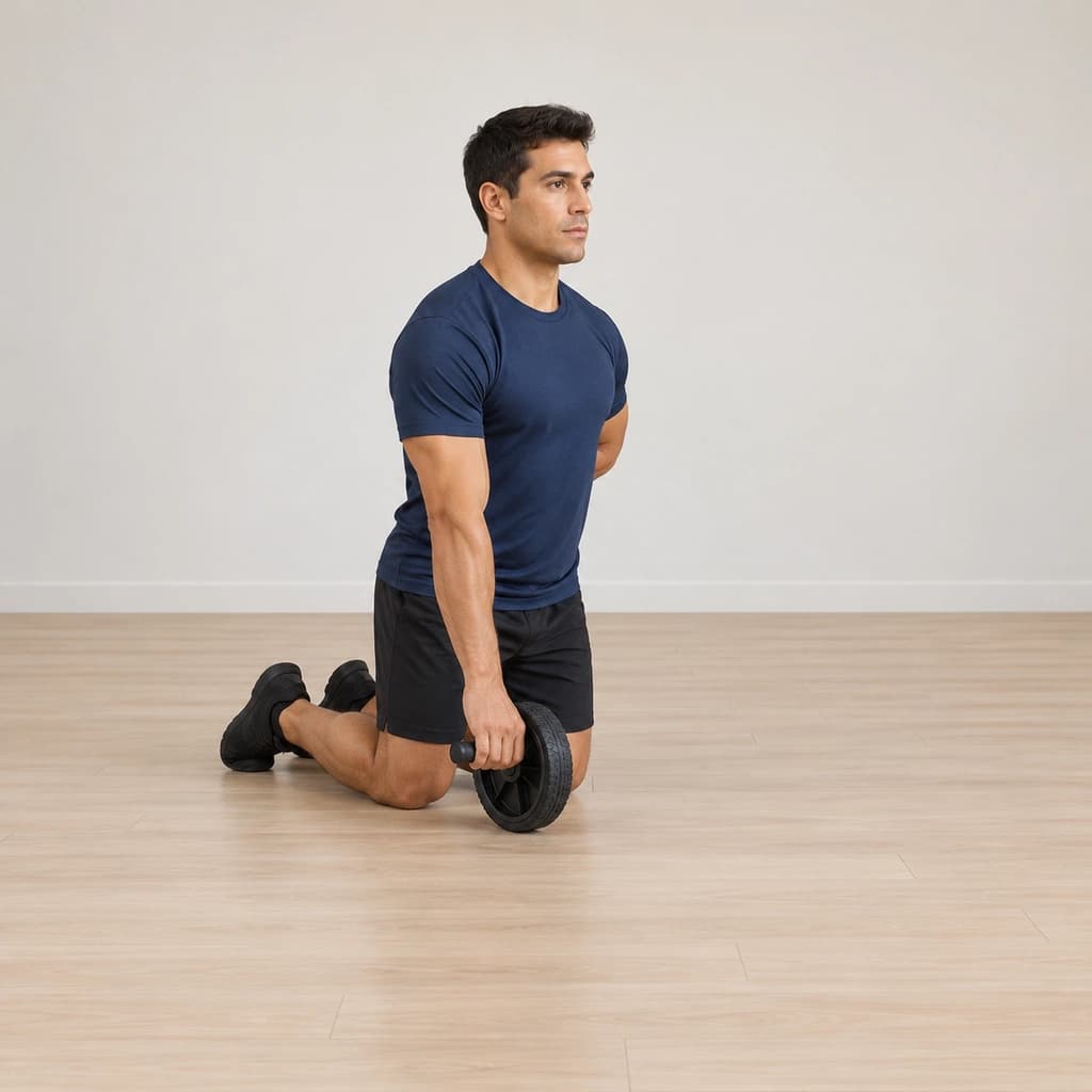 Ab Wheel Single-Arm Rollout