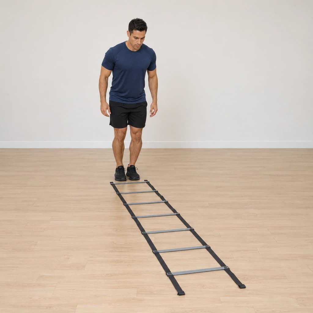 Agility Ladder In-Out Straddle Hops