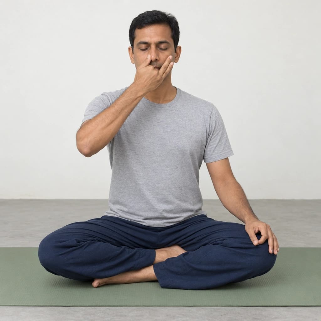 Alternate-Nostril Breathing, Nadi Shodhana Hand Positions