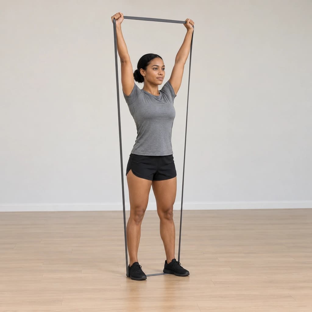 Band Overhead Squat