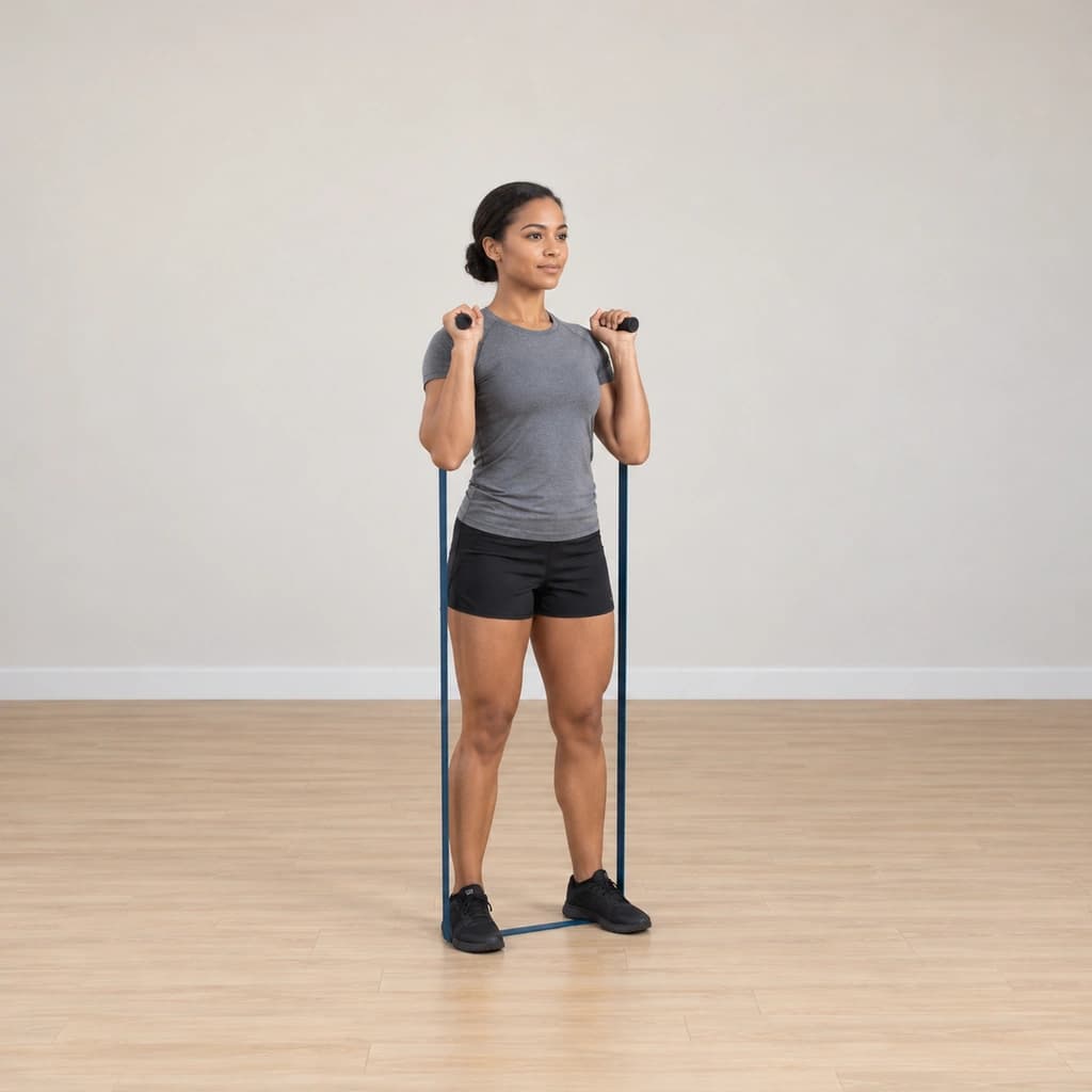Band Push Press