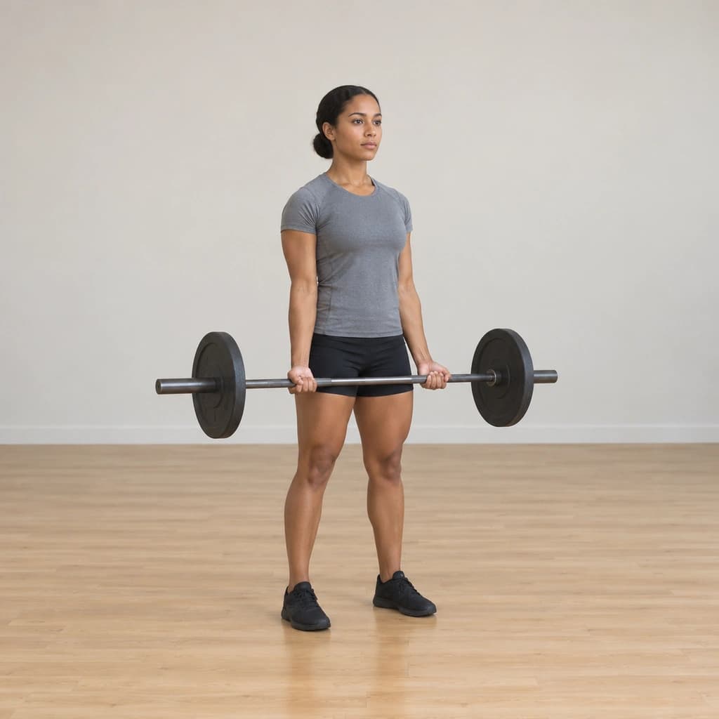 Barbell Drag Curl