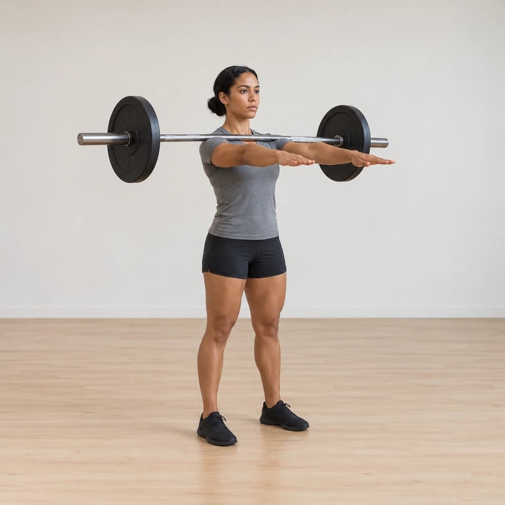 Barbell Frankenstein Squat