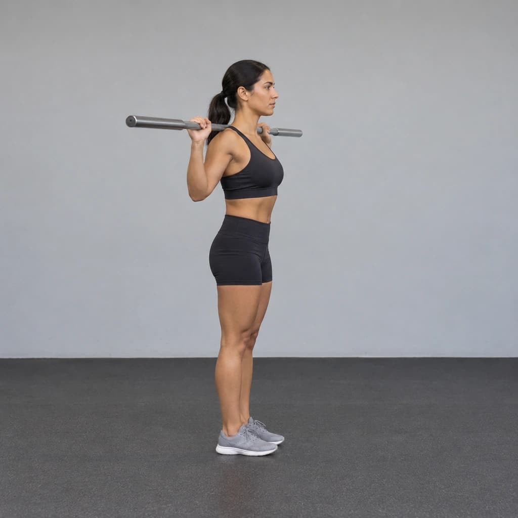 Barbell Walking Lunge