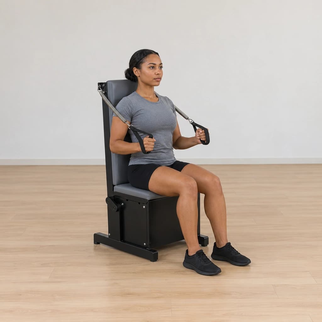 Boxing on the Pilates Arm Chair