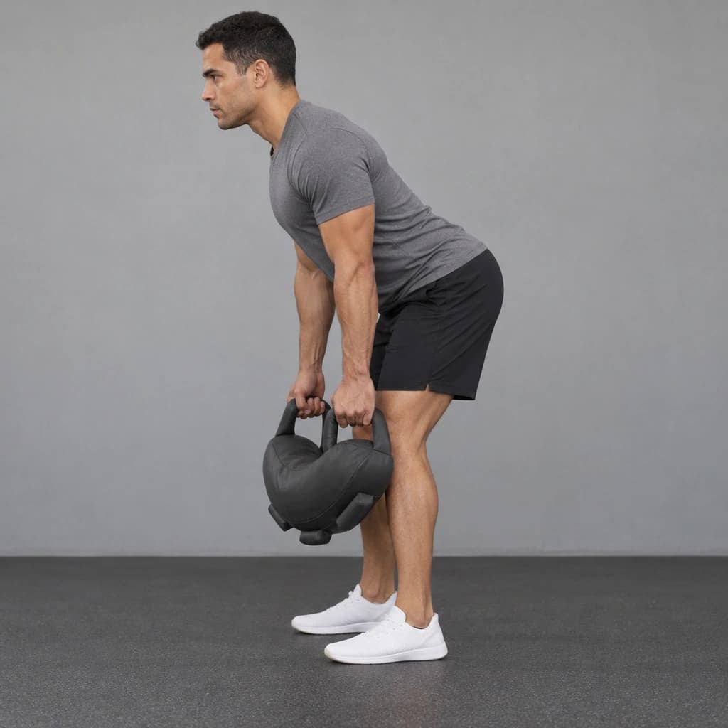 Bulgarian Bag Bent-Over Row, Main Handles