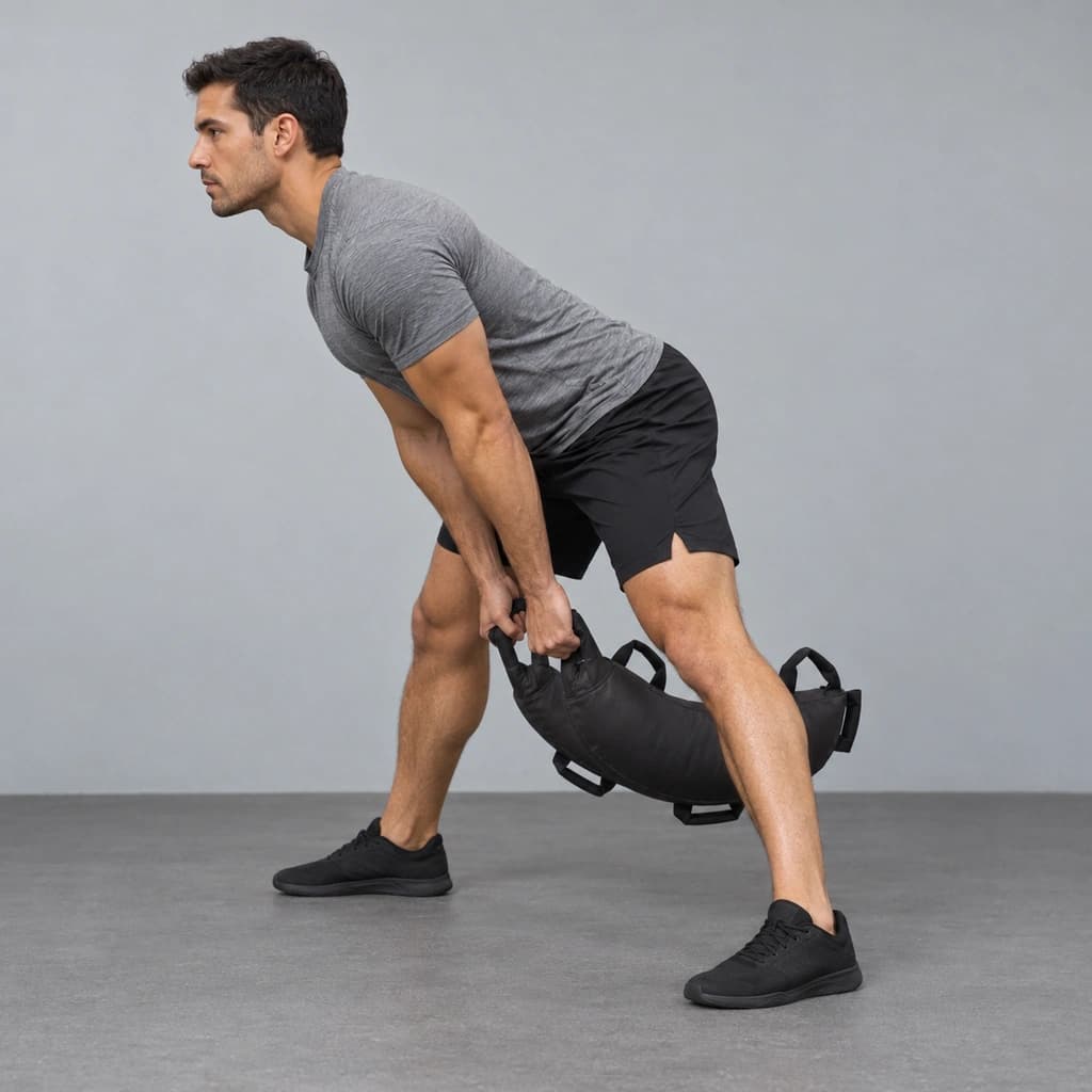 Bulgarian Bag Swing and Catch