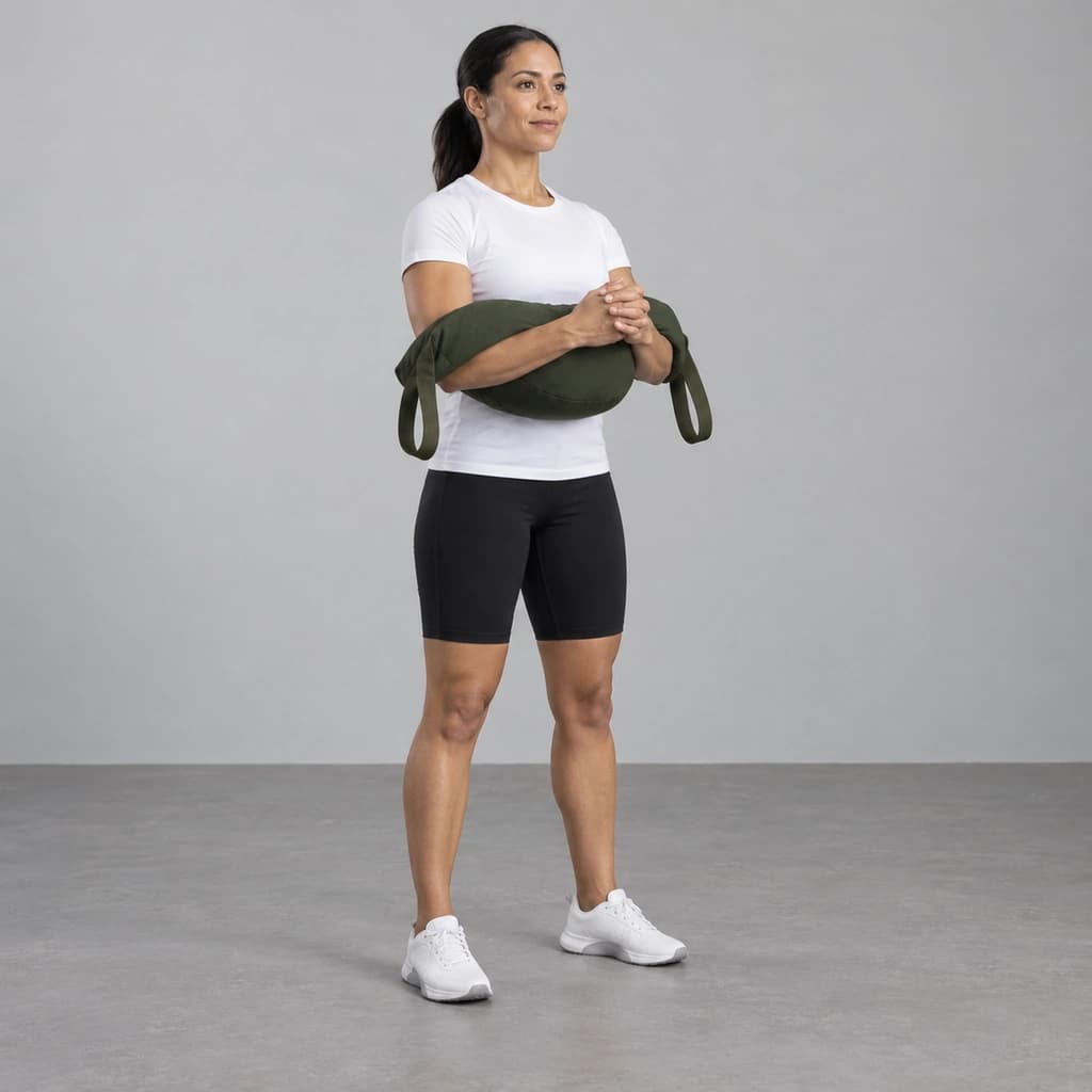 Bulgarian Bag Zercher Squat