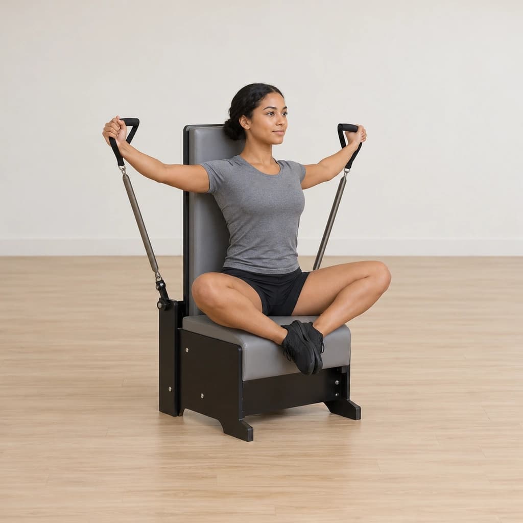 Butterfly on the Pilates Arm Chair