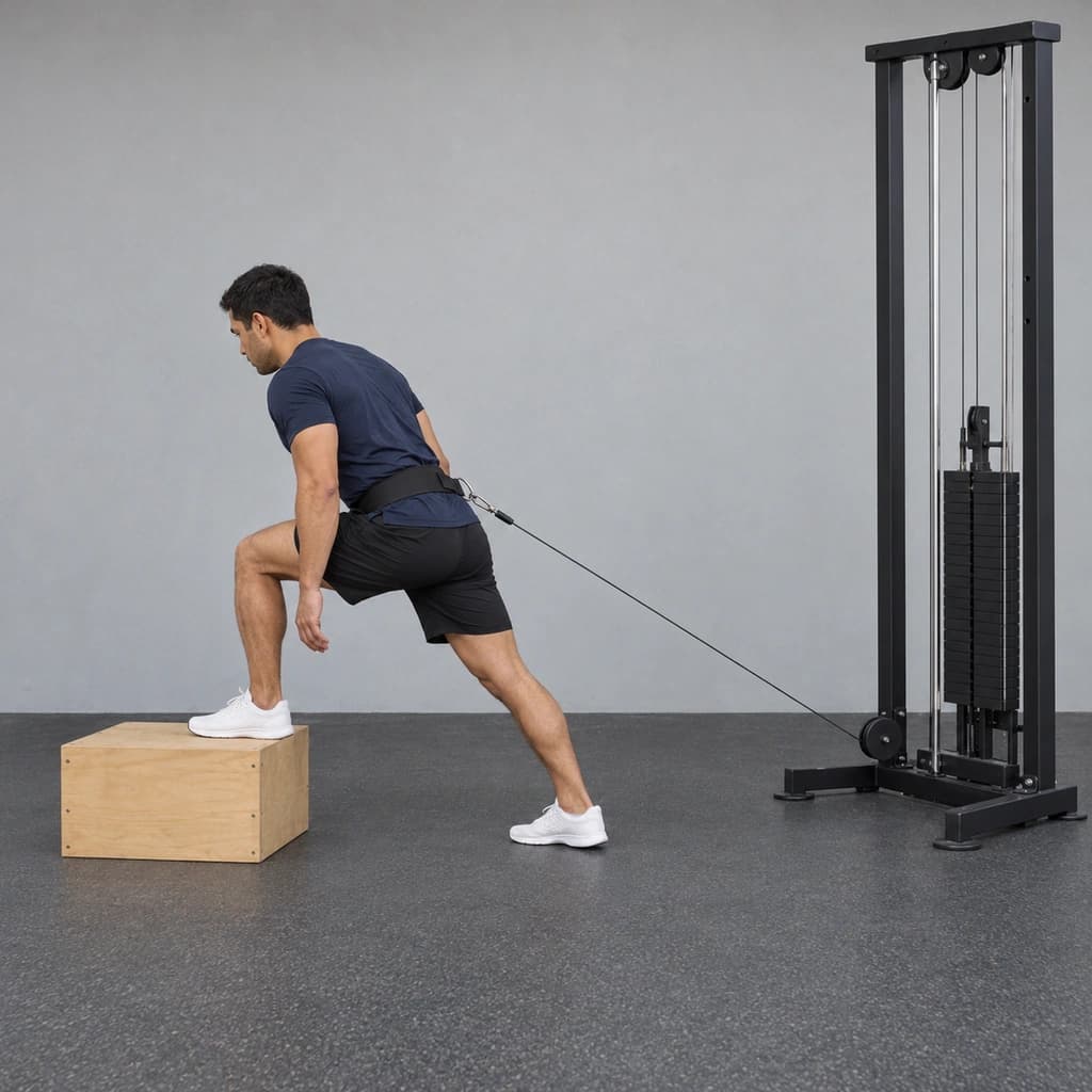 Cable Glute Dominant Step-Up