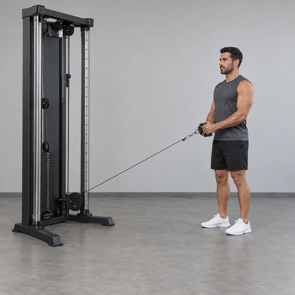Cable Reverse Lunge