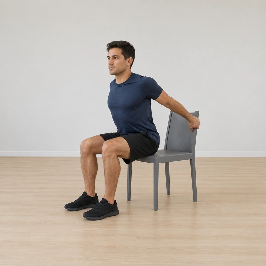 Chair Upper Body Stretch