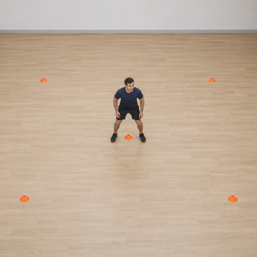 Cones Four Corner Drill