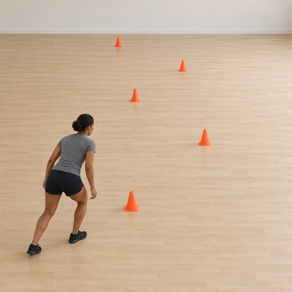 Cones Zig-Zag Sprint