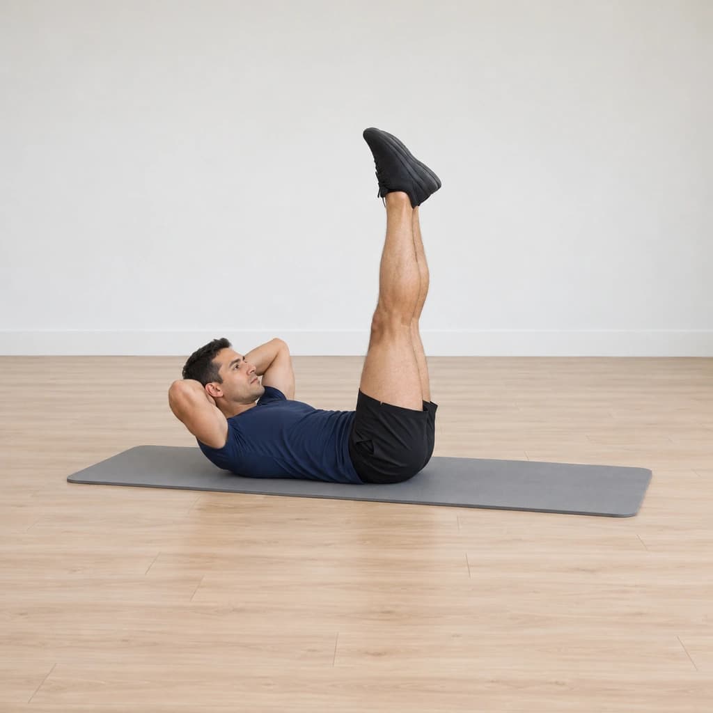 Double Straight Leg Stretch on the Pilates Mat