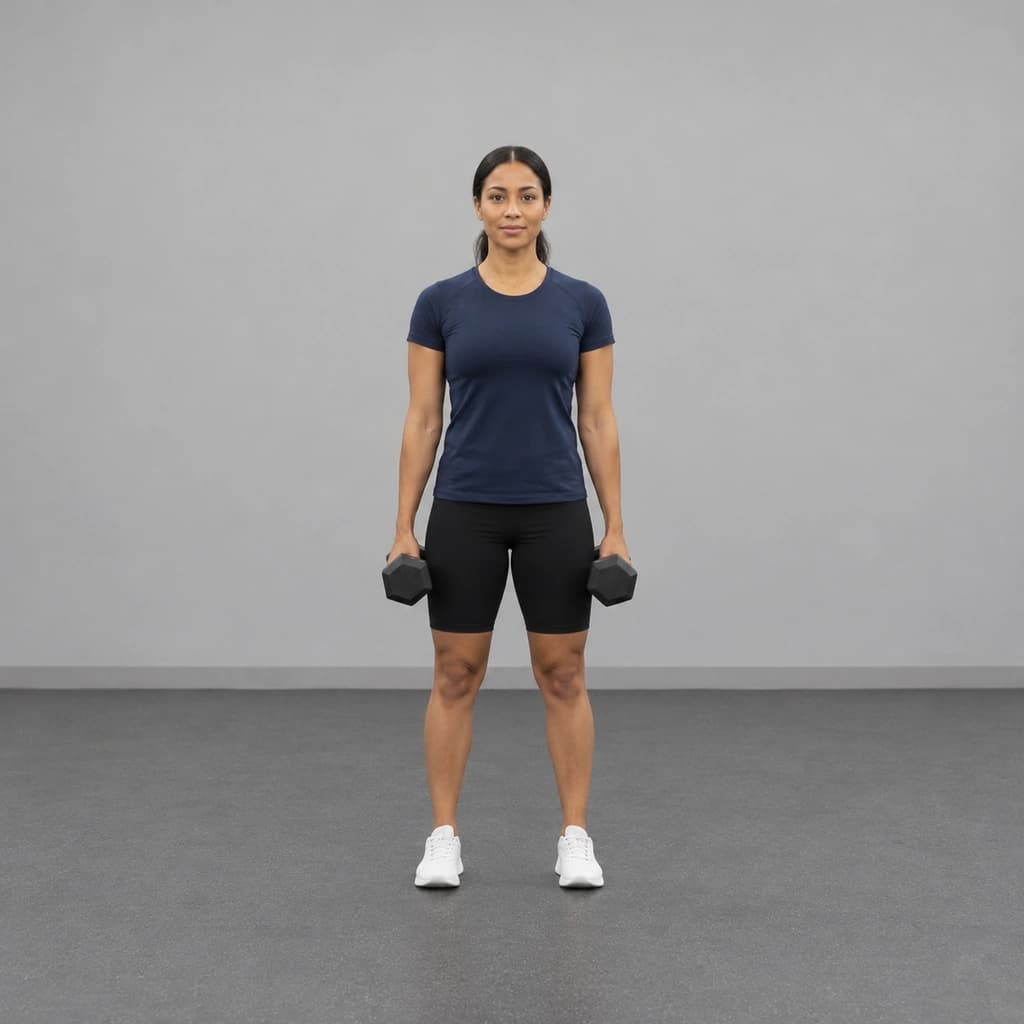 Dumbbell Plyo Squat