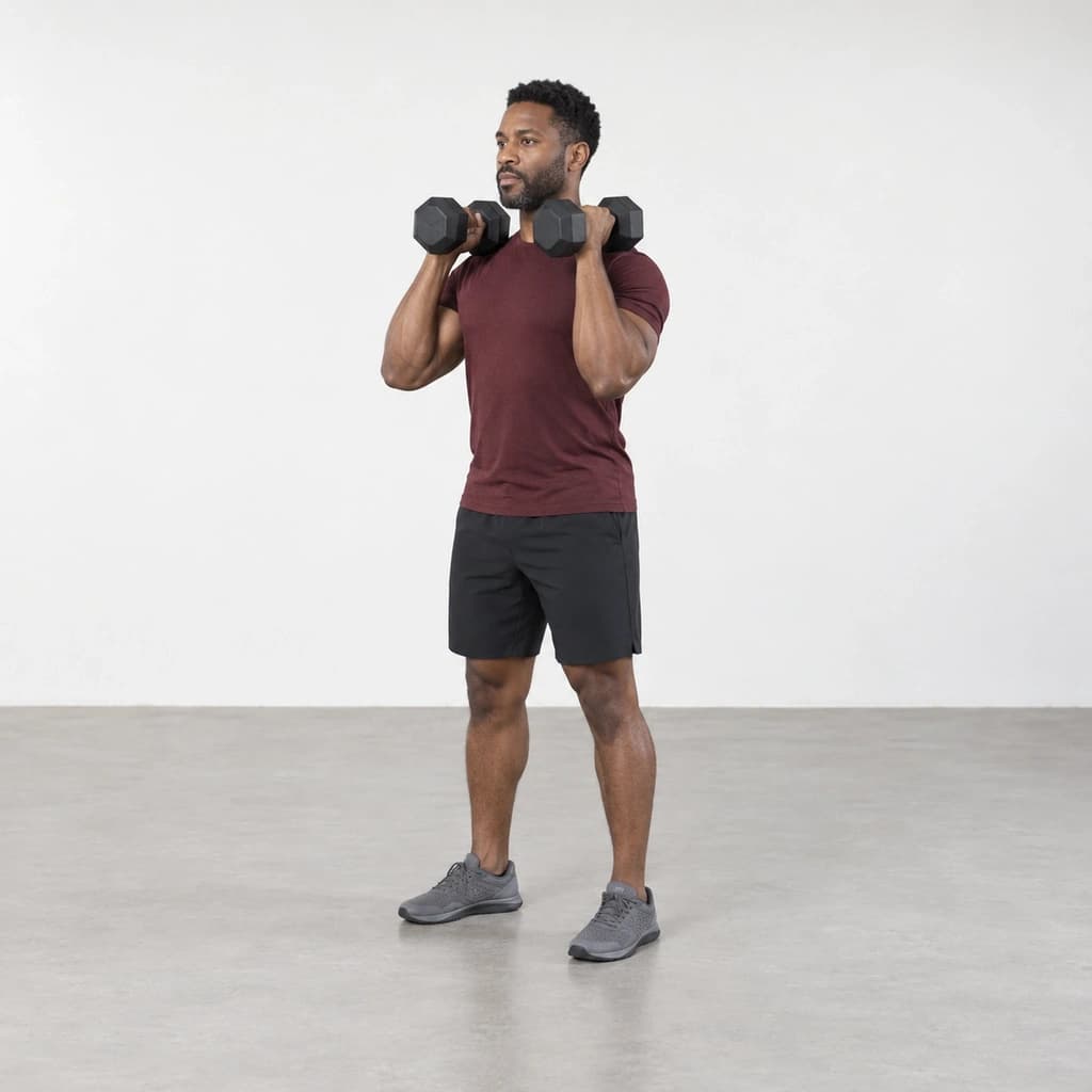 Dumbbell Thruster