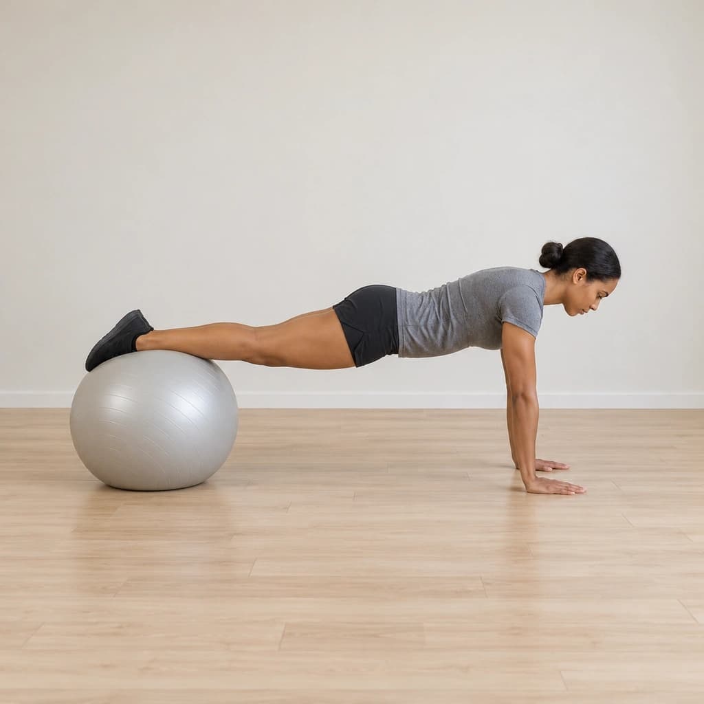 Exercise Ball Pull-In