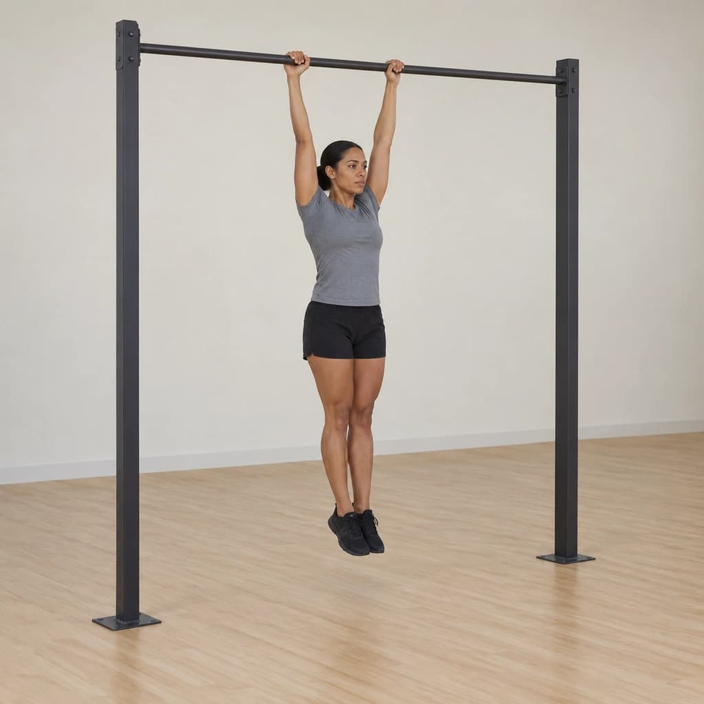 Hanging Bicycle Crunches