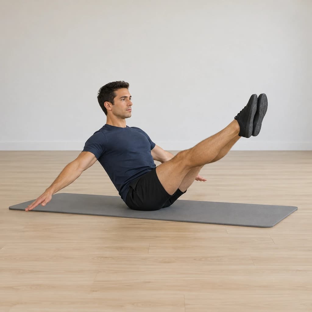 Hip Circles on the Pilates Mat