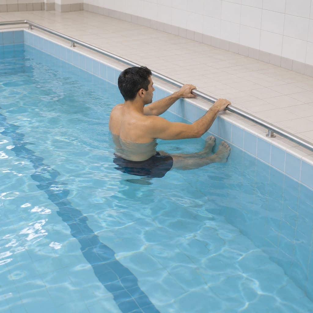 Pool-Edge Feet-on-Wall Side-Step