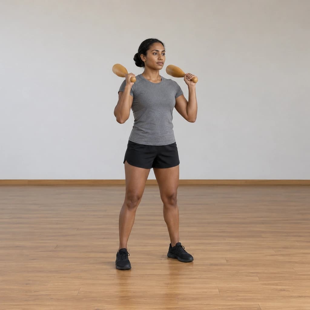 Indian Club Alternate Outer Heart-Shaped Swing