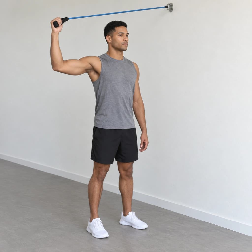 Internal Rotation at 90 Degrees Abduction With a Band