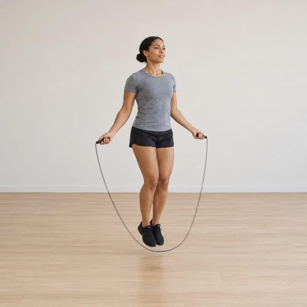 Jump Rope Squat Jumps