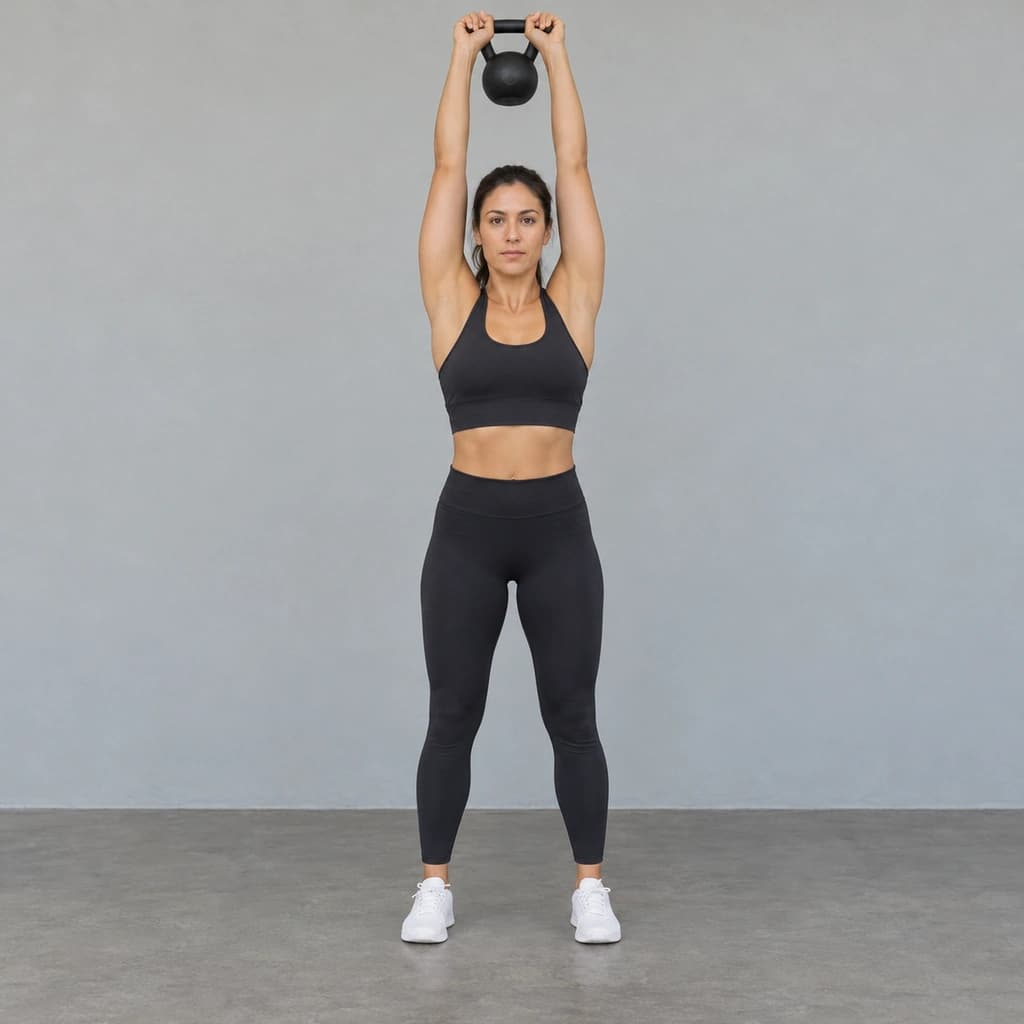 Kettlebell Overhead Triceps Extension