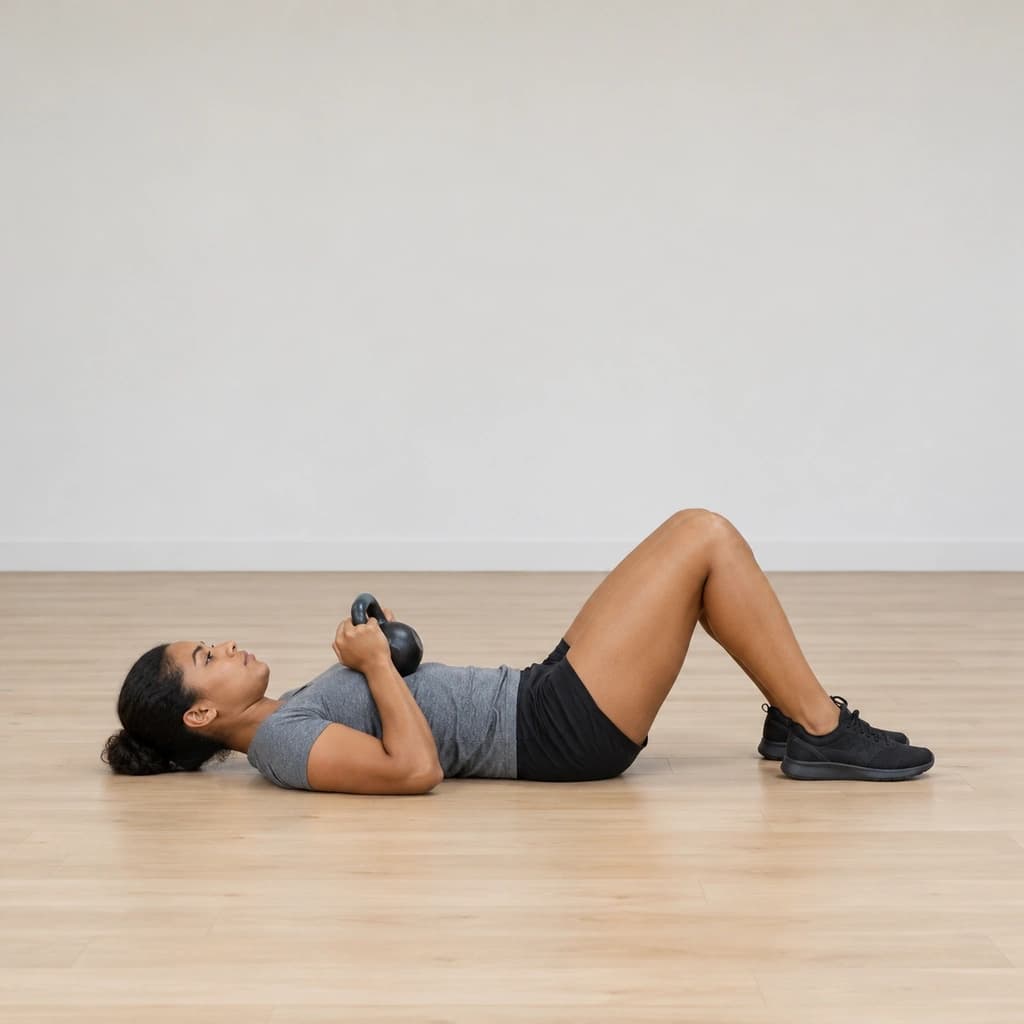 Kettlebell Sit-Up and Press