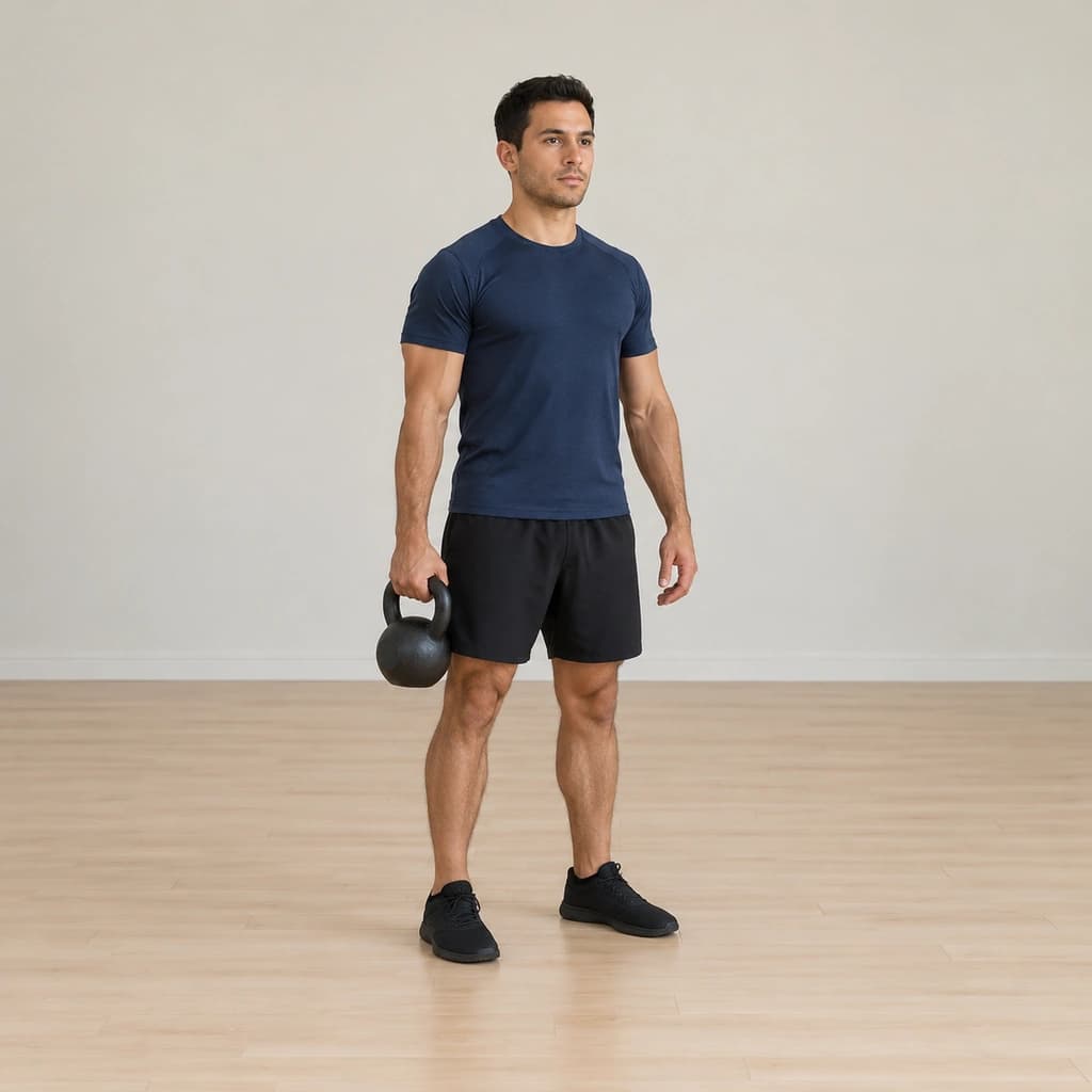 Kettlebell Tactical Lunge