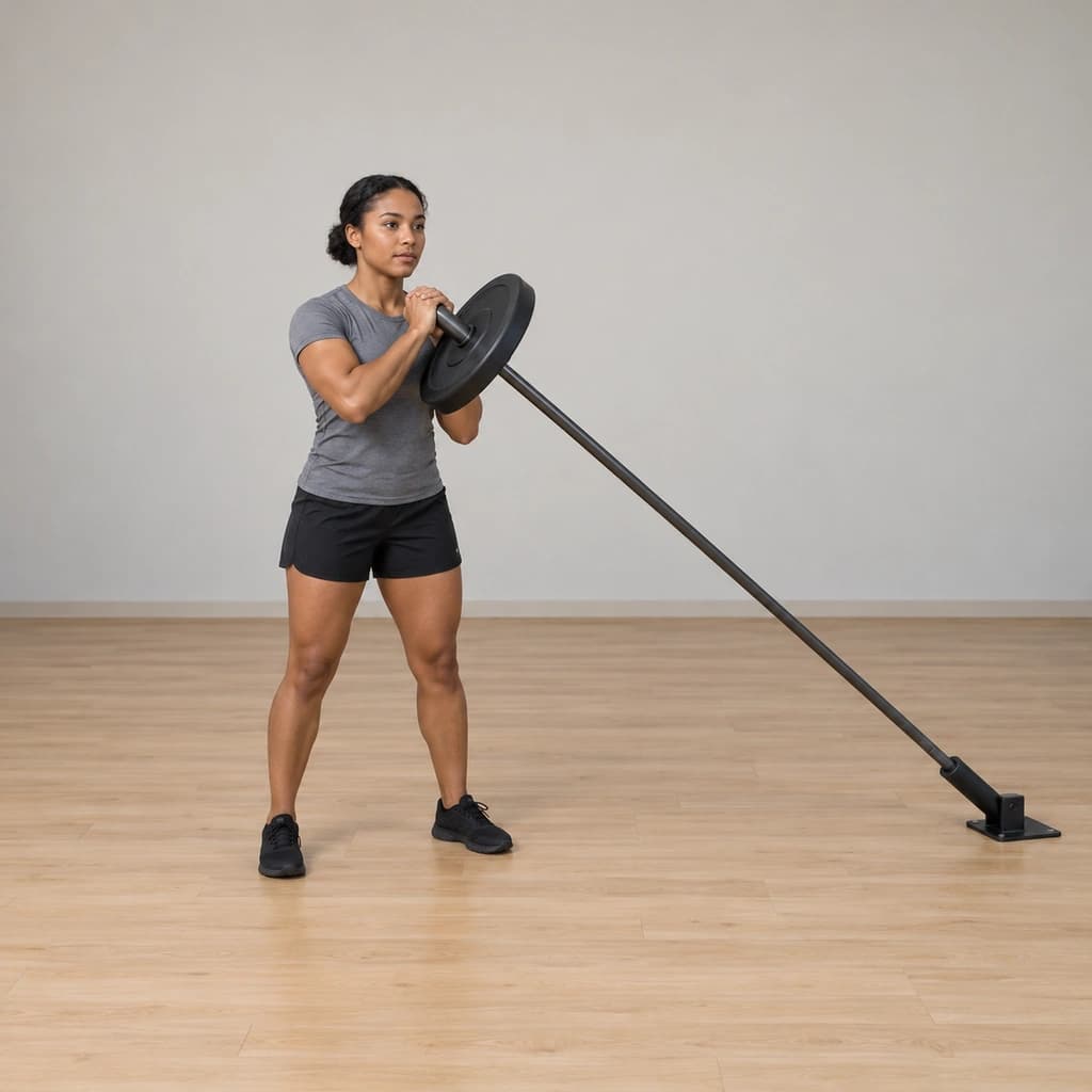 Landmine Shoulder-to-Shoulder Press