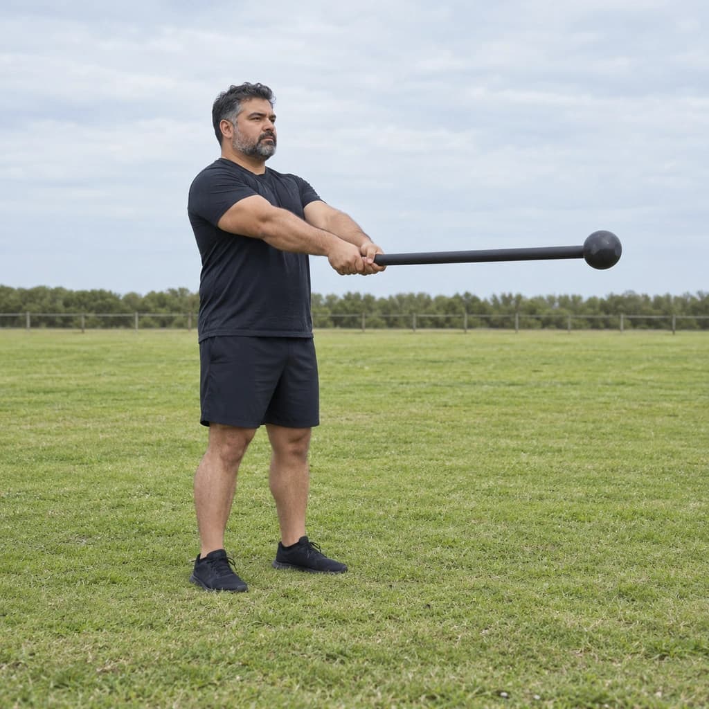 Mace Barbarian Squat