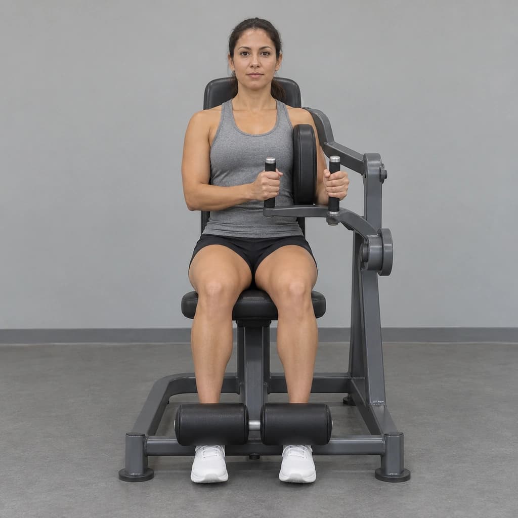 Machine Seated Side Crunch