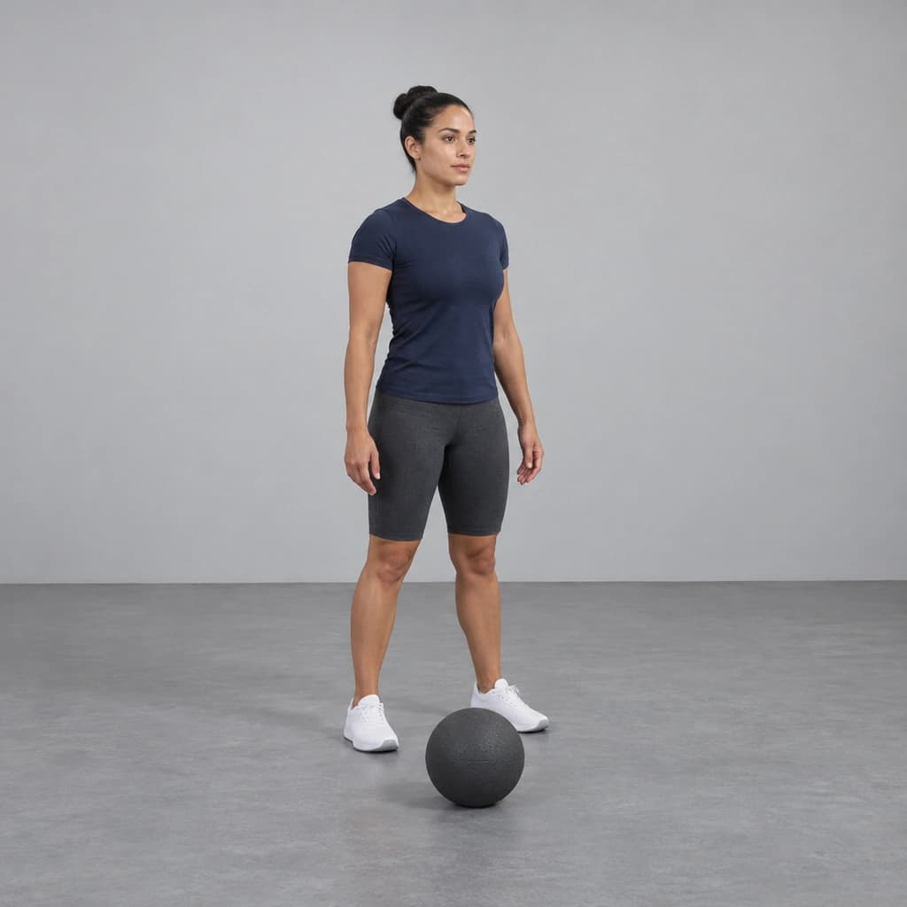 Medicine Ball Clean, Floor to Front-Squat Catch