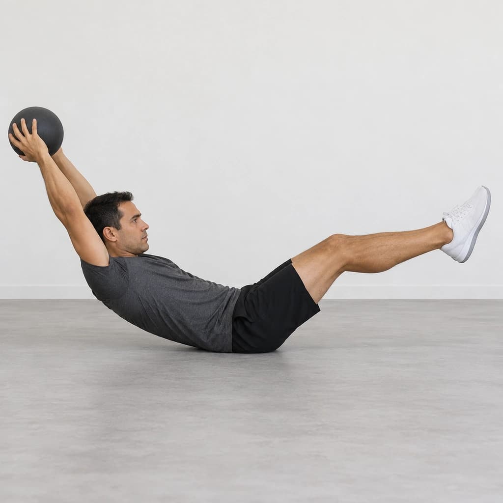 Medicine Ball Hollow Body Rocker