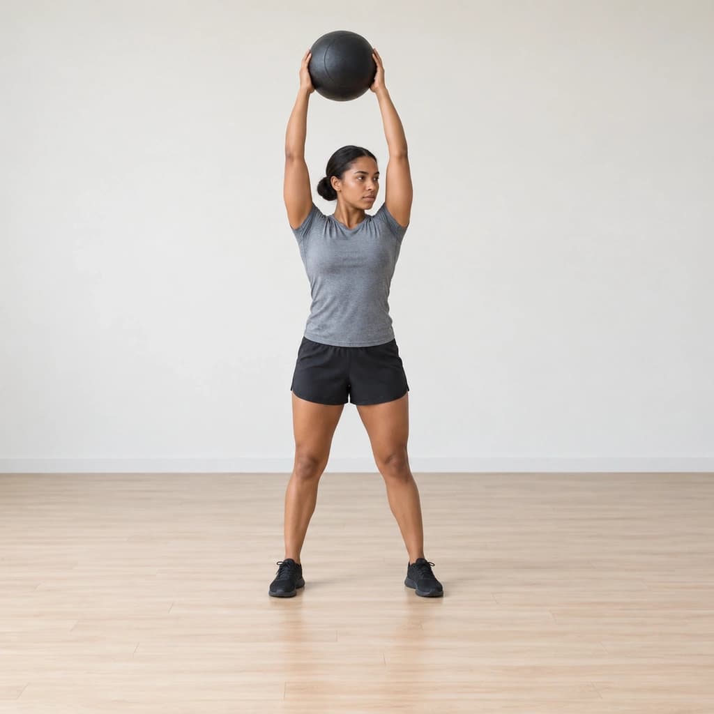 Medicine Ball Lateral Slam