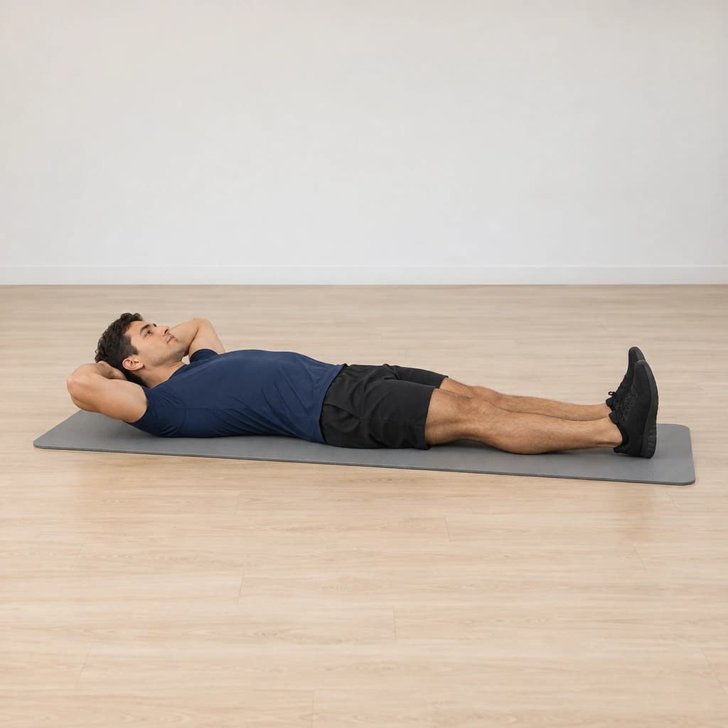 Neck Pull on the Pilates Mat