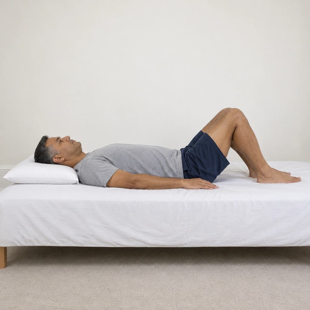 Neck Stretch in Lying