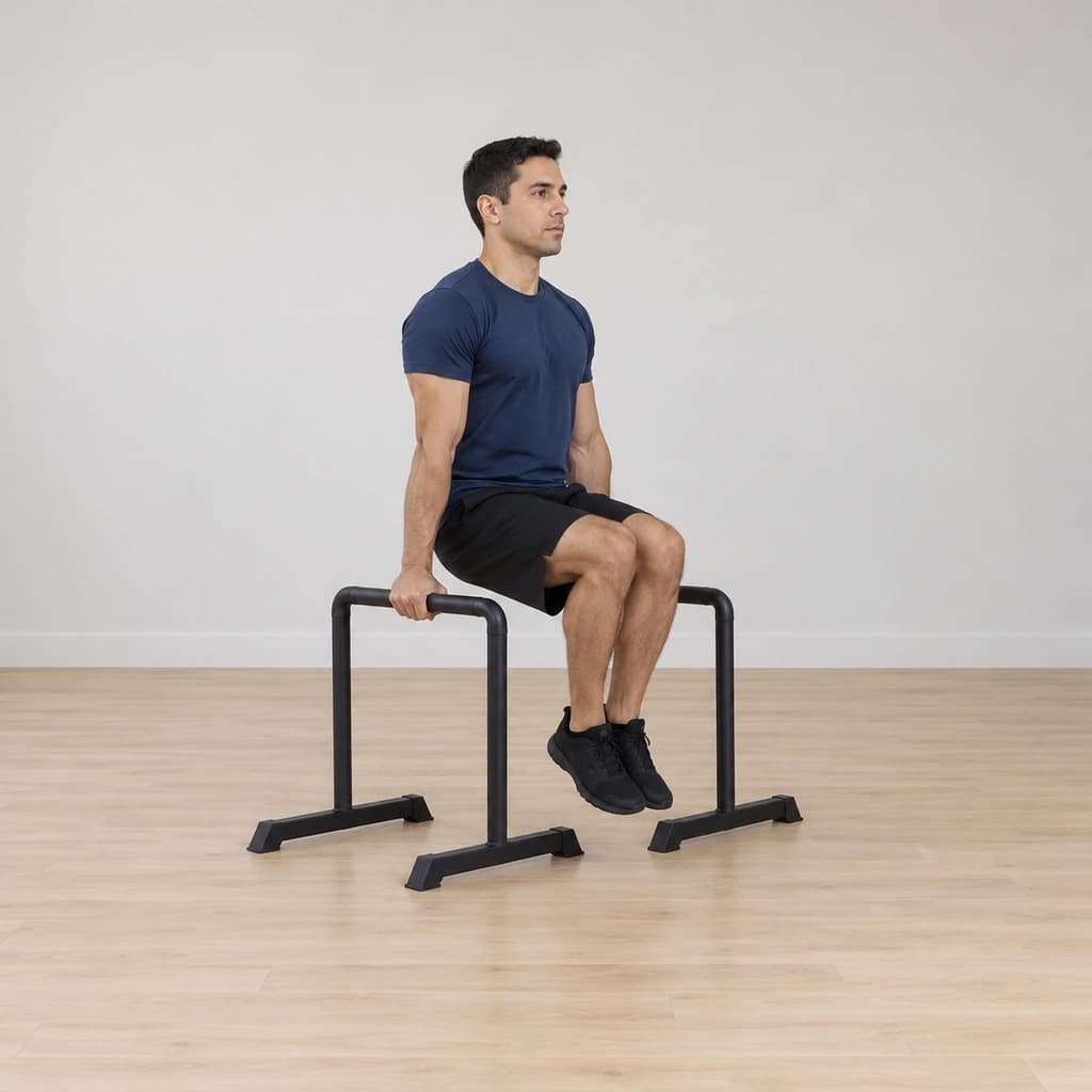 Parallette Knee Tucks