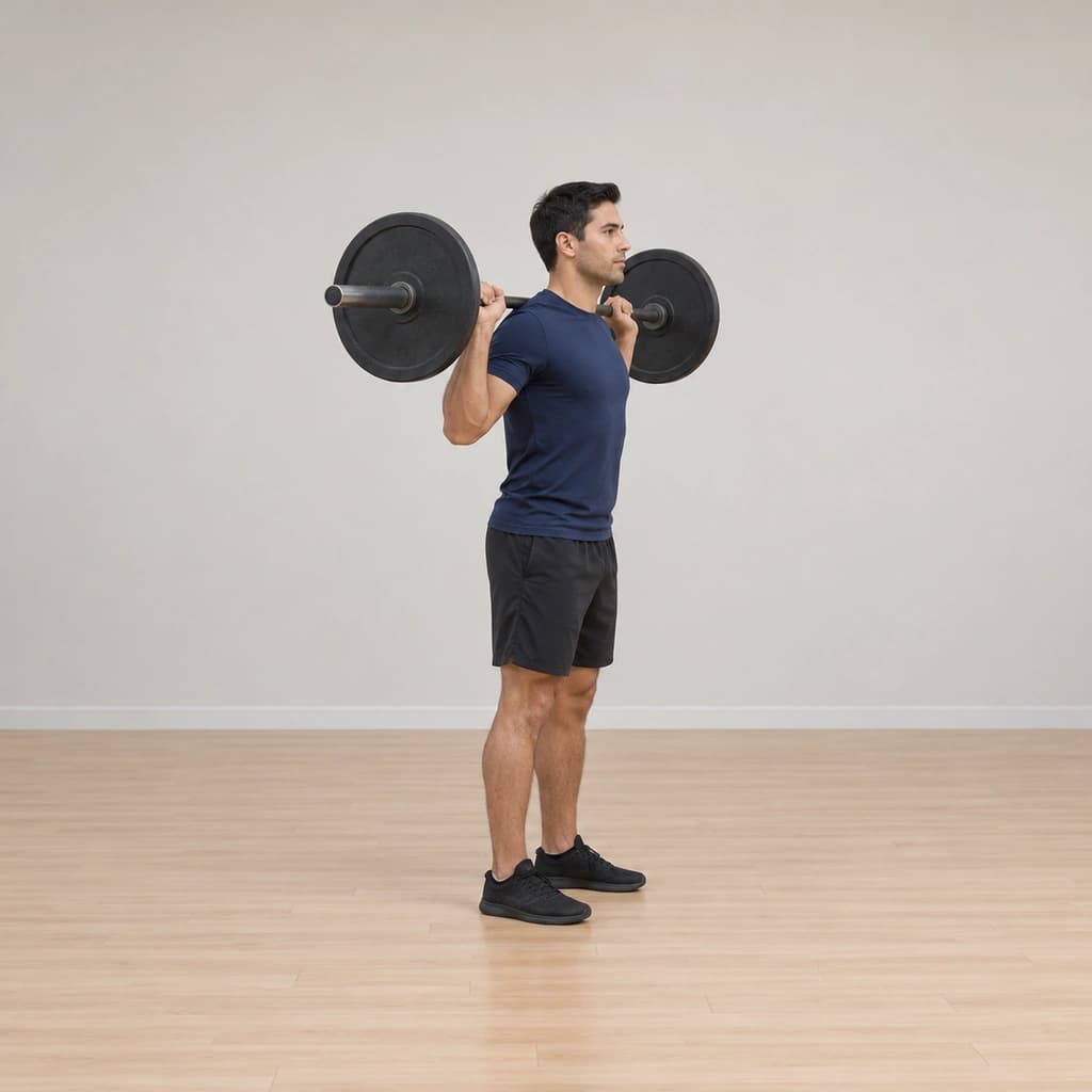 Push Press Behind the Neck