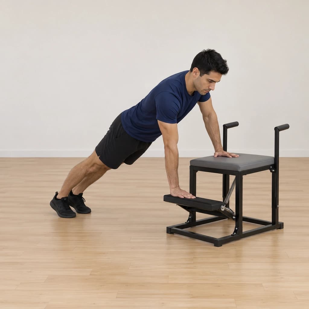 Push Up Top on the Pilates Wunda Chair