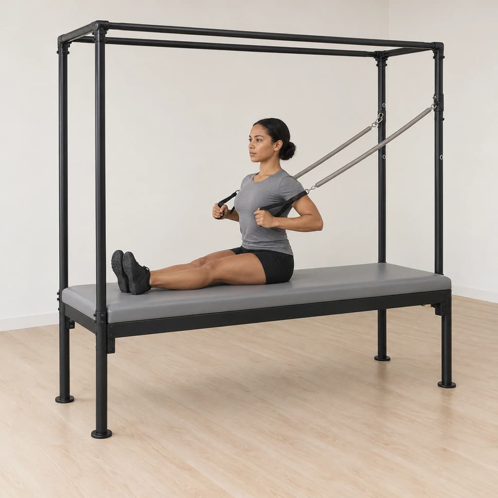 Rowing 3 From the Chest With Arm Springs on the Pilates Cadillac