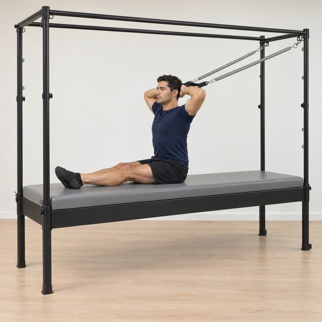 Rowing 5 Shave With Arm Springs on the Pilates Cadillac