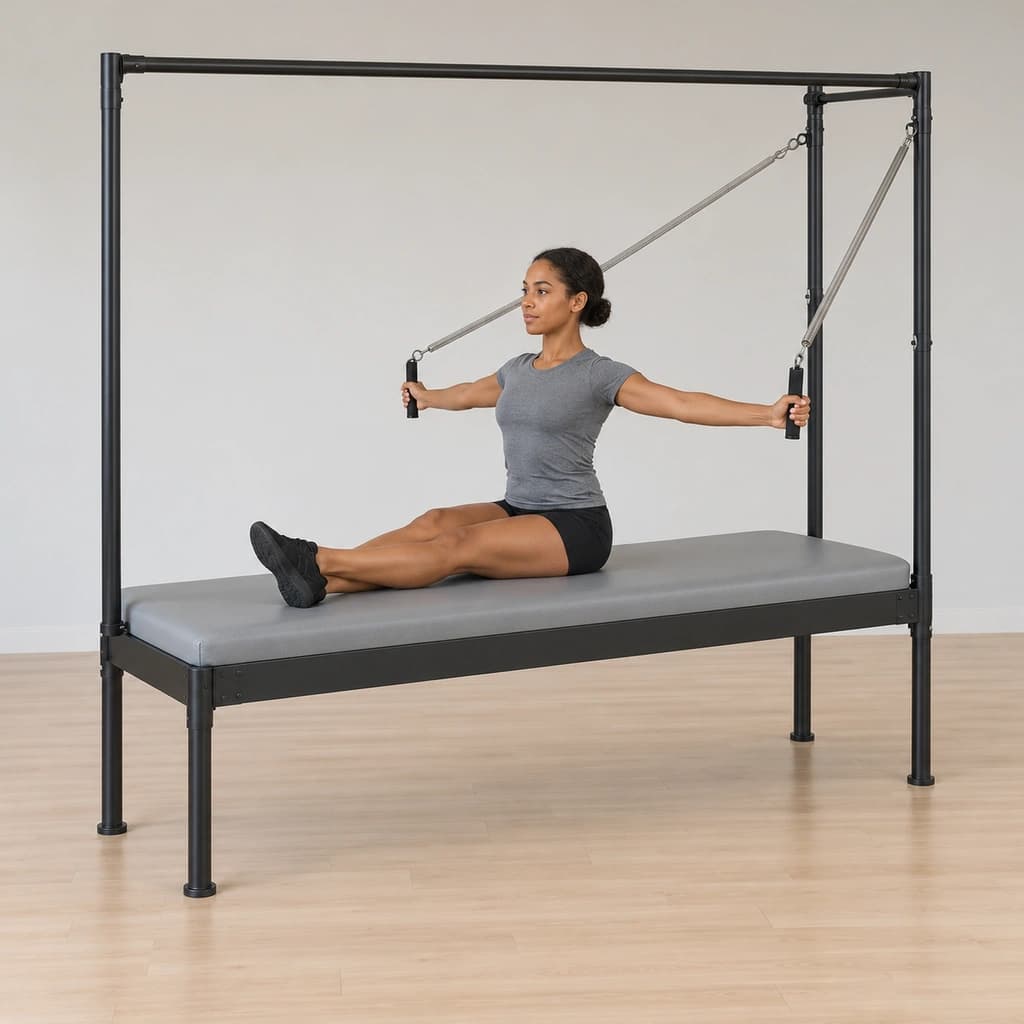 Rowing 6 Hug With Arm Springs on the Pilates Cadillac