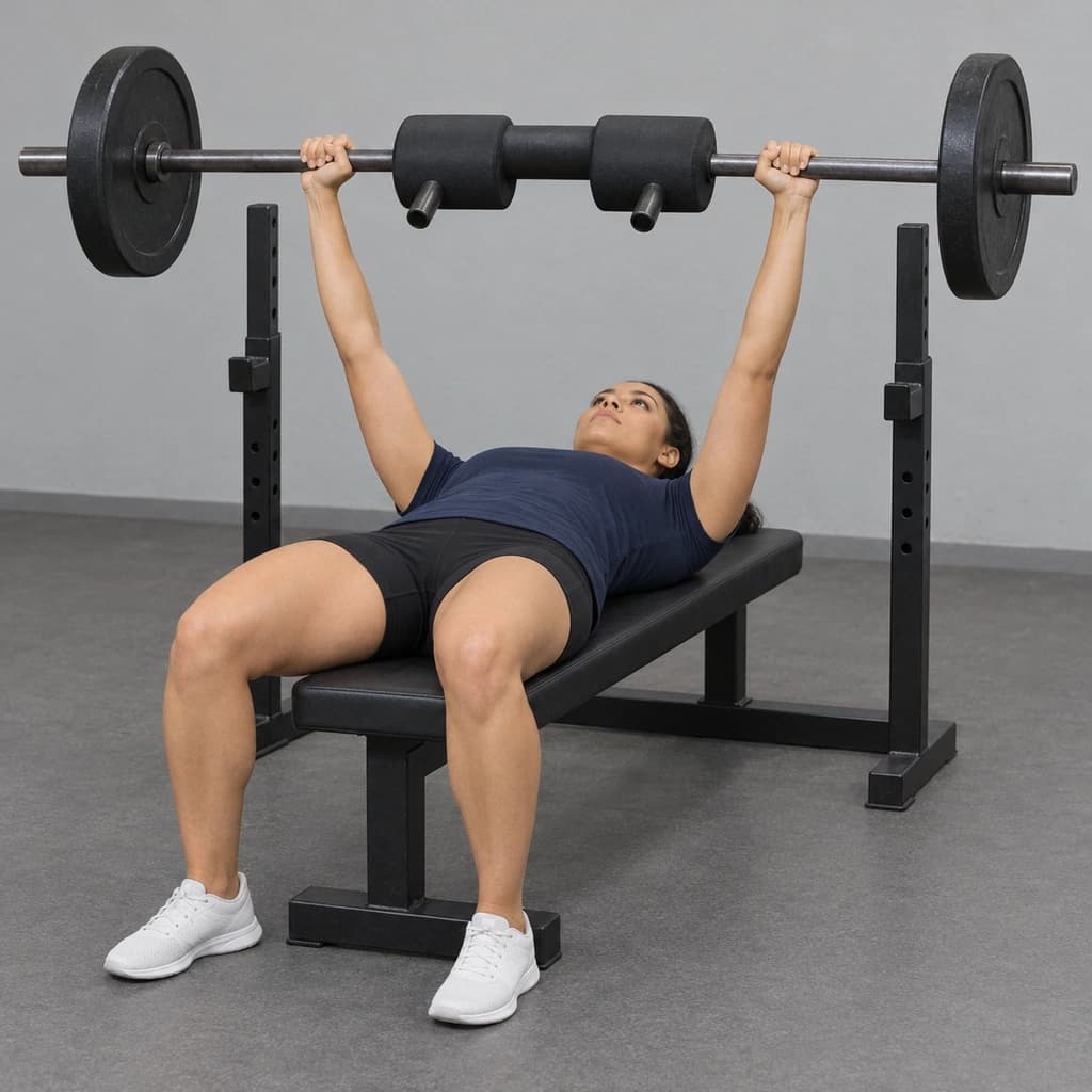 Safety Squat Bar Bench Press