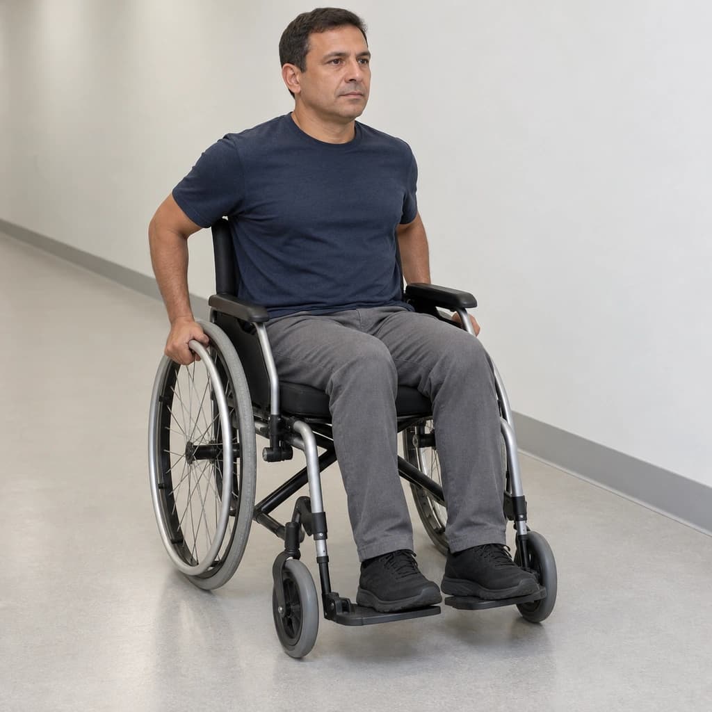 Self-Propelling a Manual Wheelchair Forward on Level Ground