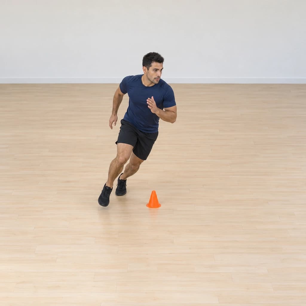Single-Cone Sprint Drill