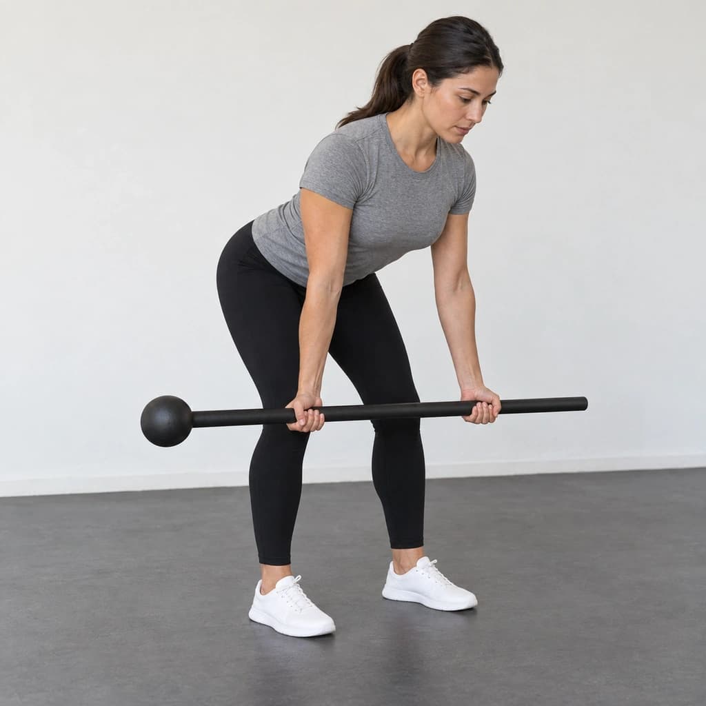 Steel Mace Offset Bent-Over Row